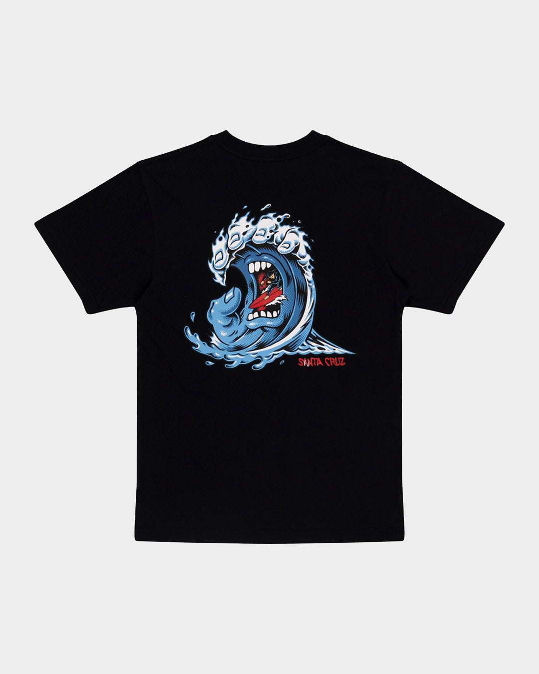 Screaming Wave Santa Cruz Boys S/S T-Shirt Black