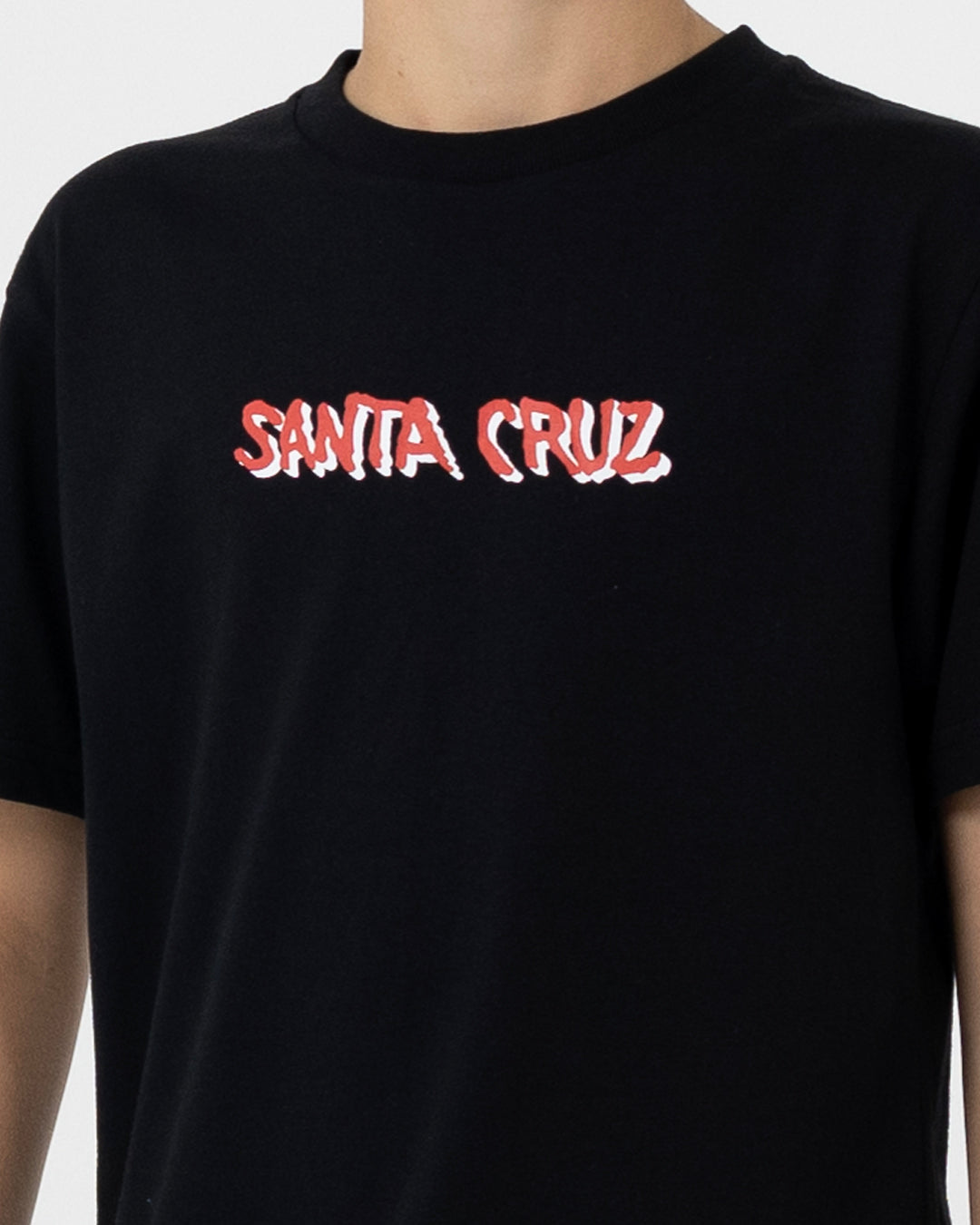 Screaming Wave Santa Cruz Boys S/S T-Shirt Black