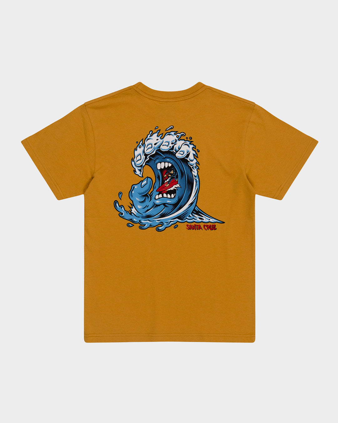 Screaming Wave Santa Cruz Boys S/S T-Shirt Tan