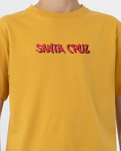 Screaming Wave Santa Cruz Boys S/S T-Shirt Tan