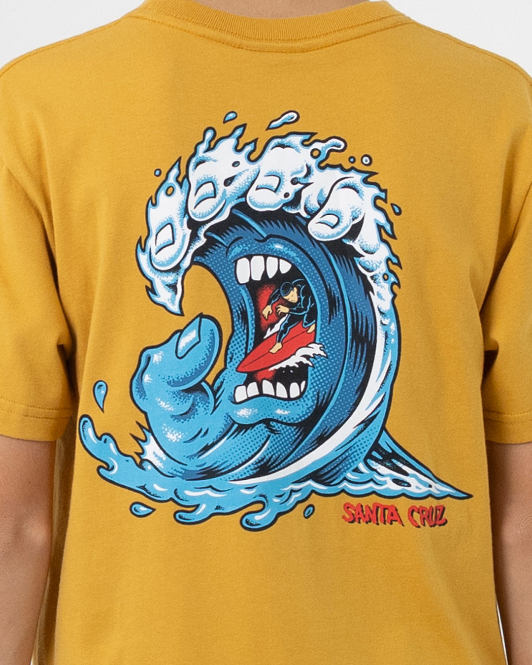 Screaming Wave Santa Cruz Boys S/S T-Shirt Tan