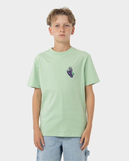 Melting Hand Santa Cruz Boys S/S T-Shirt Sage