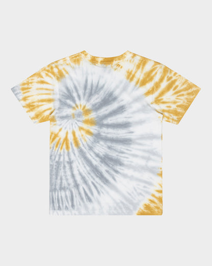 Vivid Dot Mono Boys T-Shirt Tan Tie Dye