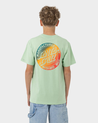 MFG Dot Fade Santa Cruz Boys S/S T-Shirt Sage