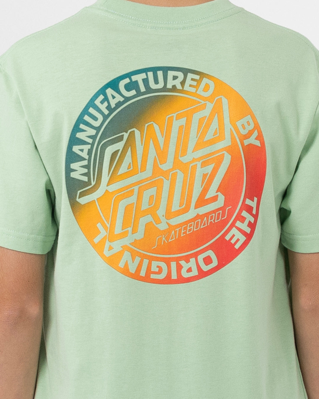 MFG Dot Fade Santa Cruz Boys S/S T-Shirt Sage