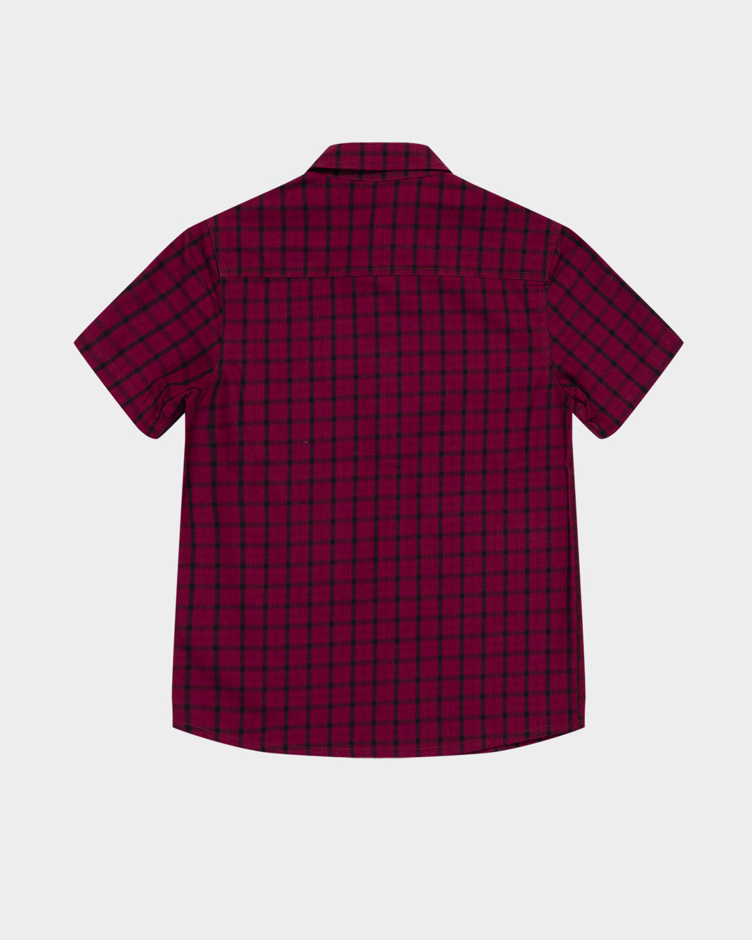 Not A Dot Hollow Boys Button Up Shirt Maroon