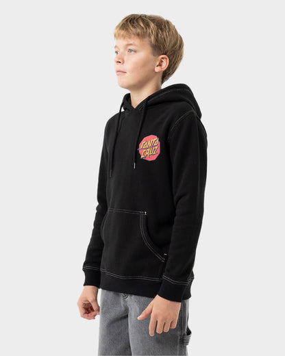 Meek Scratched Slasher Boys Pullover Hoodie Black