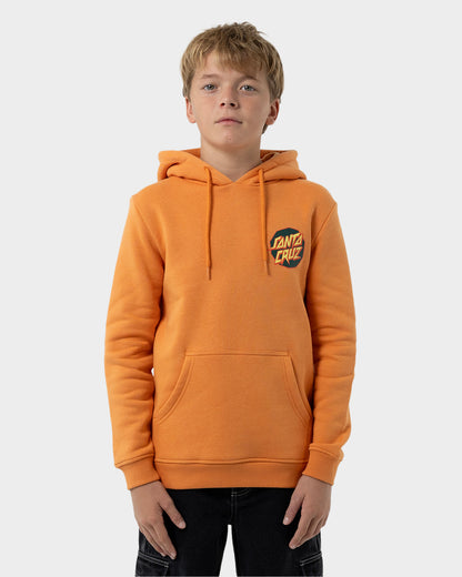 Meek Scratched Slasher Boys Pullover Hoodie Ginger
