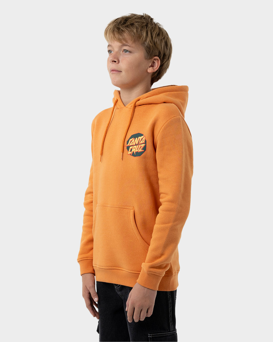 Meek Scratched Slasher Boys Pullover Hoodie Ginger