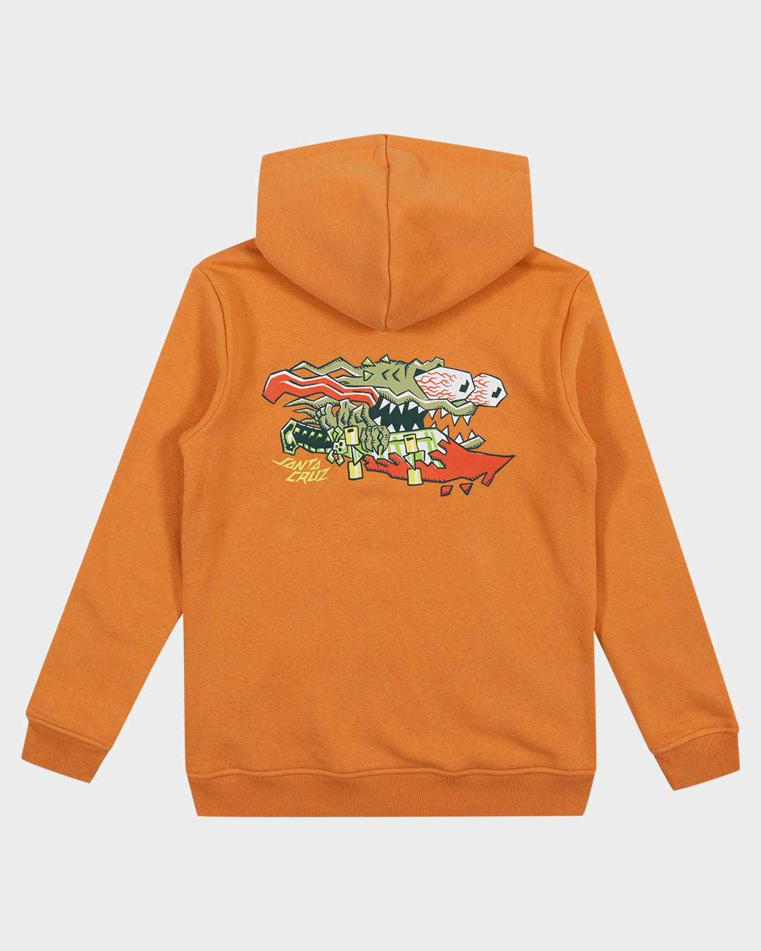 Meek Scratched Slasher Boys Pullover Hoodie Ginger
