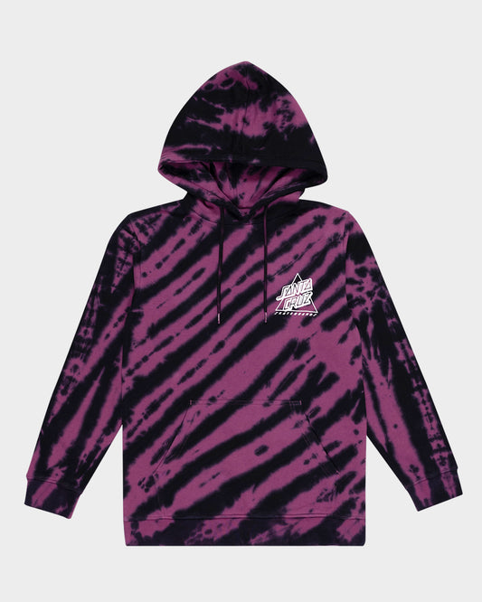 Not A Dot Hollow Boys Pullover Hoodie Maroon Tie Dye