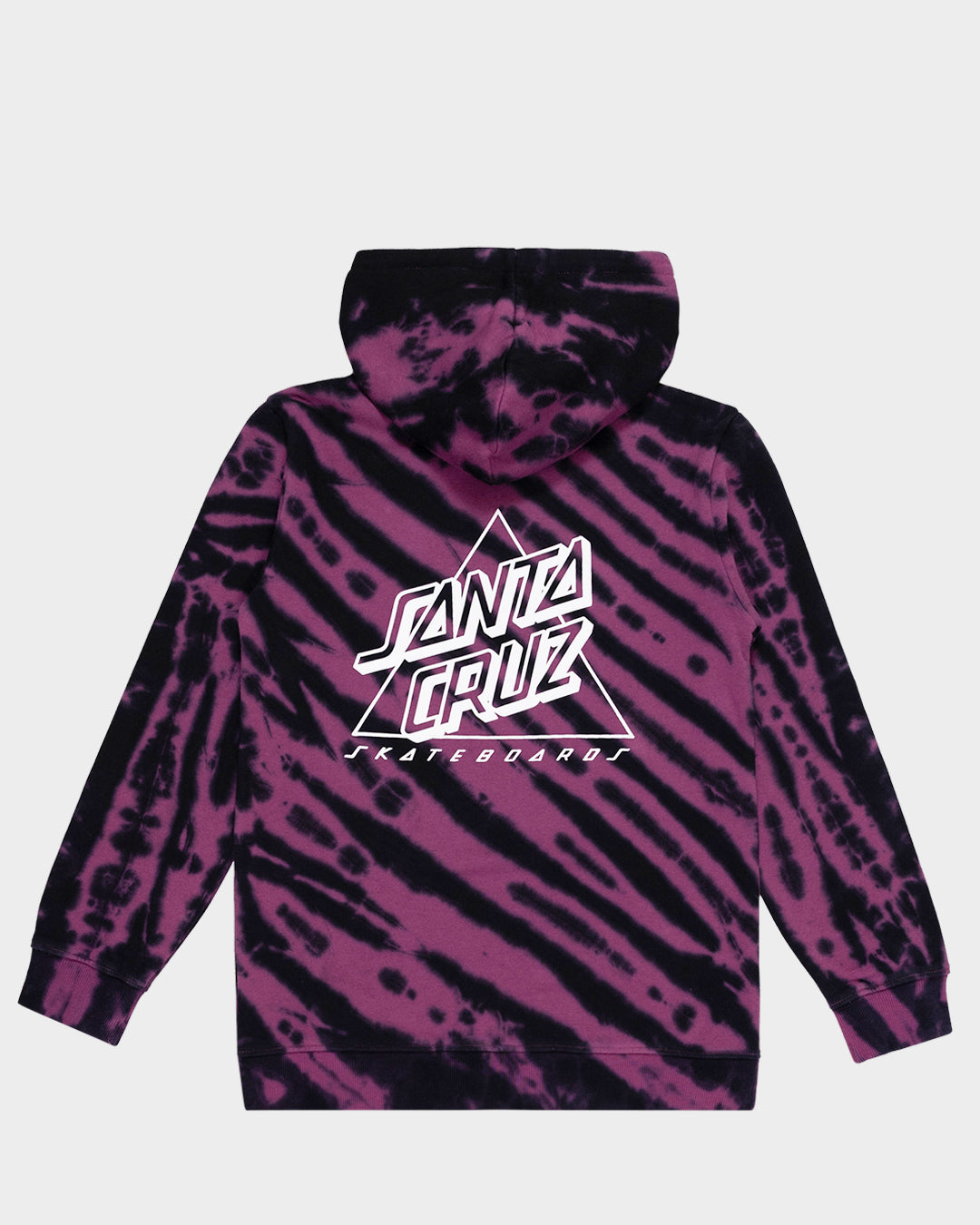 Not A Dot Hollow Boys Pullover Hoodie Maroon Tie Dye