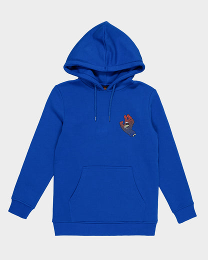 Letter Hand Fade Boys Pullover Hoodie Cobalt