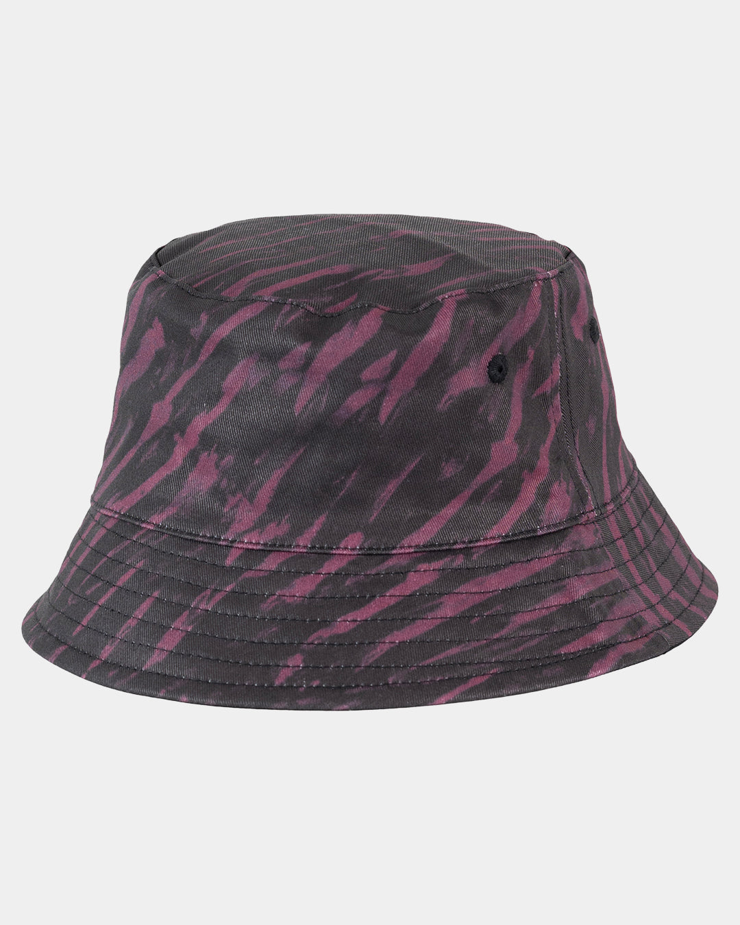Not A Dot Hollow Boys Reversible Bucket Hat Maroon Tdye-black