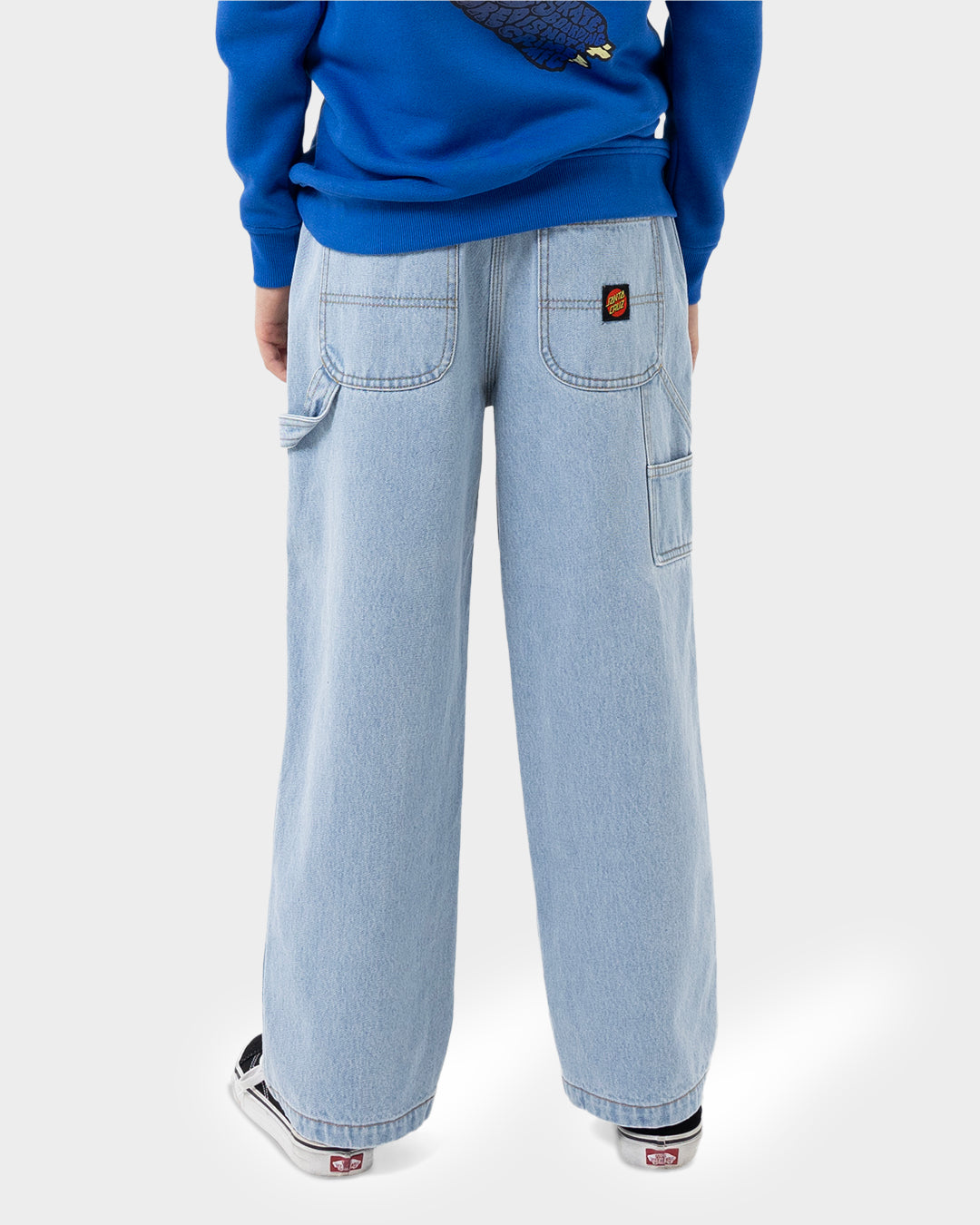Classic Dot Boys Carpenter Jean Pant Light Washed Indigo