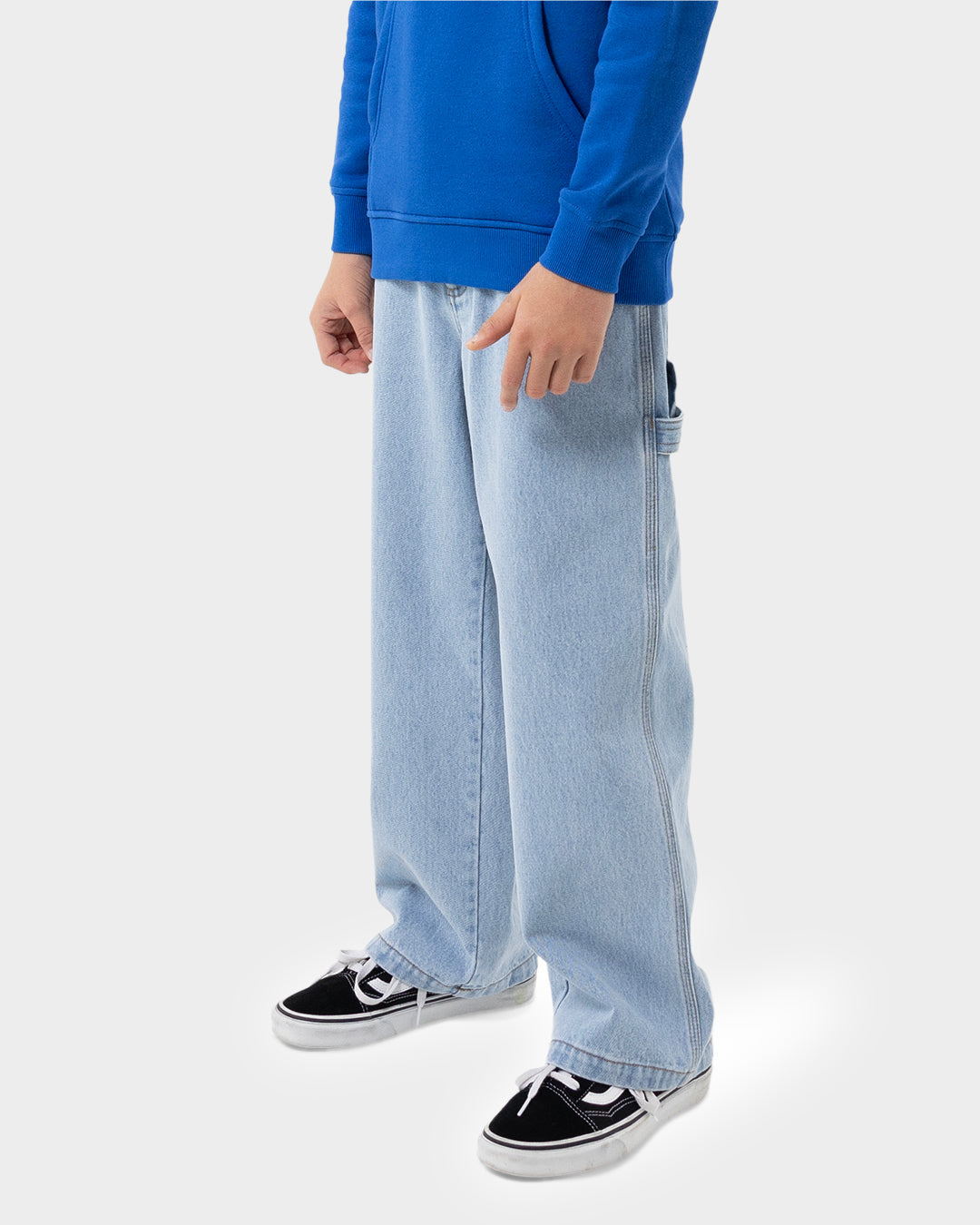 Classic Dot Boys Carpenter Jean Pant Light Washed Indigo