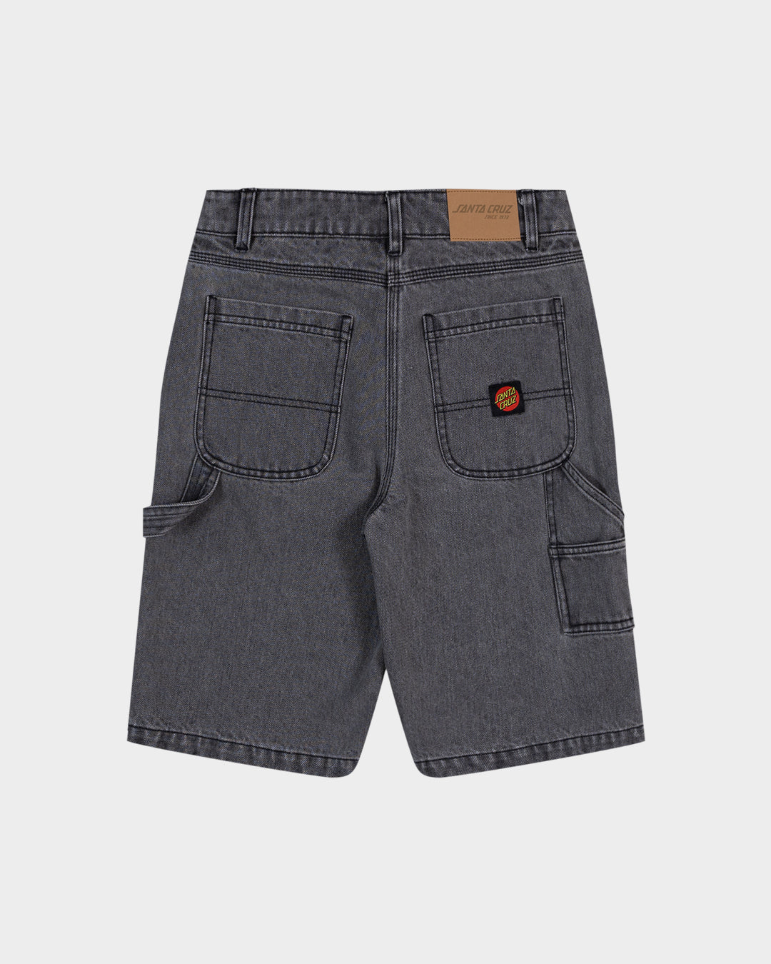 Classic Dot Boys Carpenter Jean Shorts Carbon