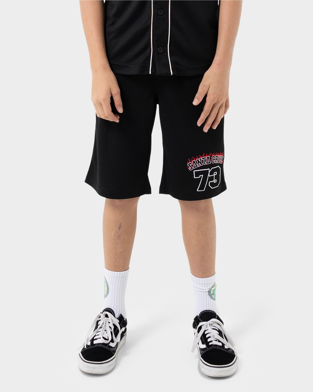 Collegiate Arch 73 Boys Track Shorts Black