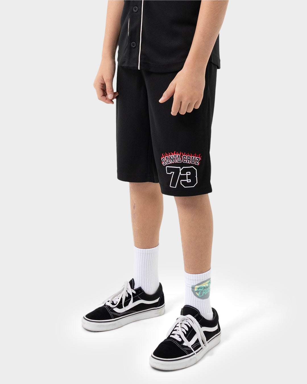 Collegiate Arch 73 Boys Track Shorts Black