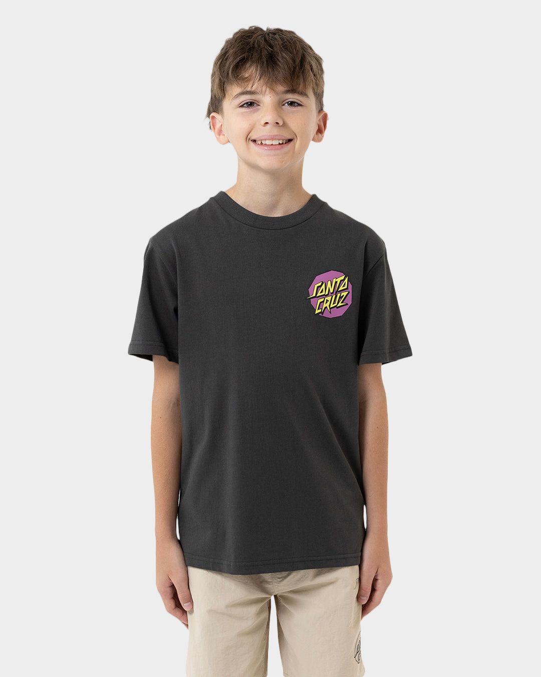 Meek Scratched Slasher Boys T-shirt Onyx