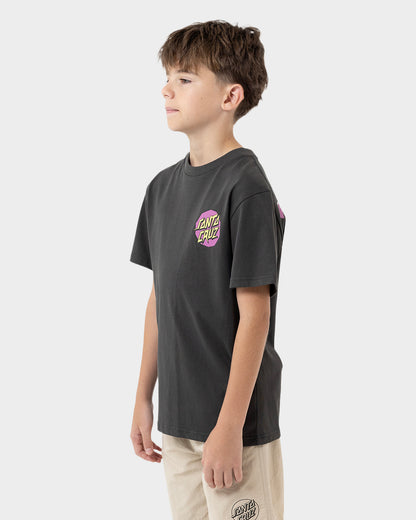 Meek Scratched Slasher Boys T-shirt Onyx