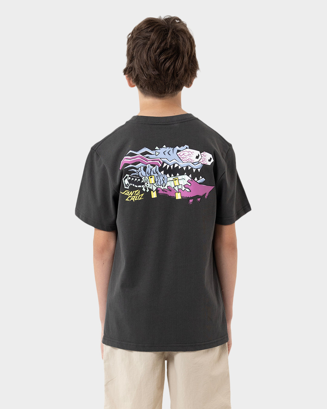 Meek Scratched Slasher Boys T-shirt Onyx