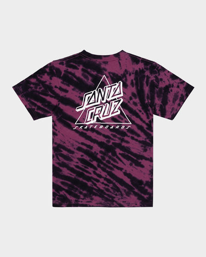 Not A Dot Hollow Boys T-shirt Maroon Tie Dye