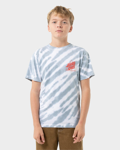 Not A Dot Hollow Boys T-shirt Slate Tie Dye
