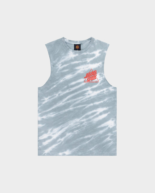 Not A Dot Hollow Boys Muscle T-shirt Slate Tie Dye