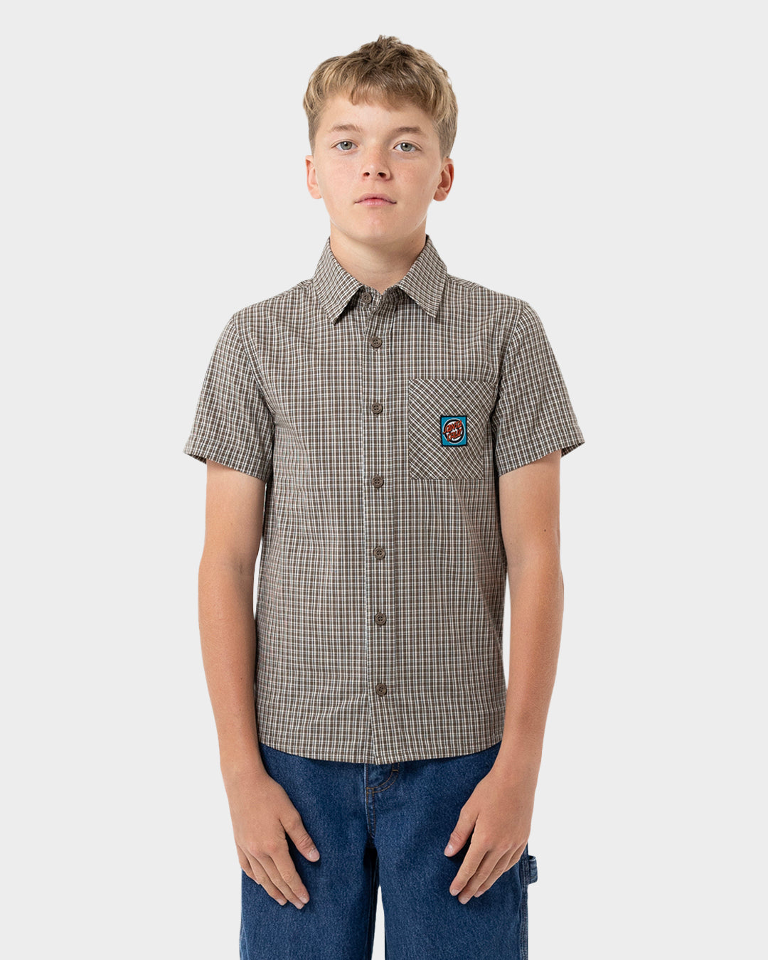 Roskopp Target Dot Patch Boys Shirt