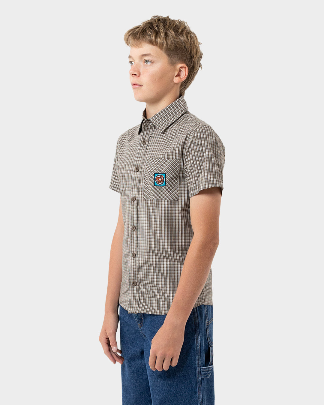 Roskopp Target Dot Patch Boys Shirt