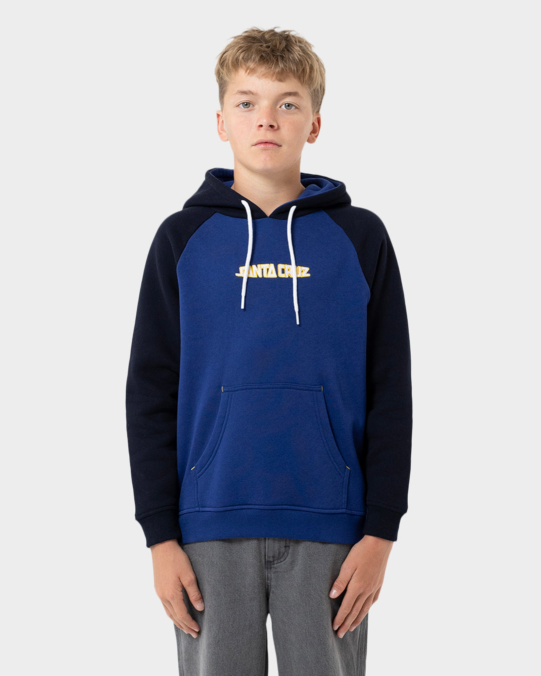 Fisheye Strip Boys Raglan Pullover Hoodie