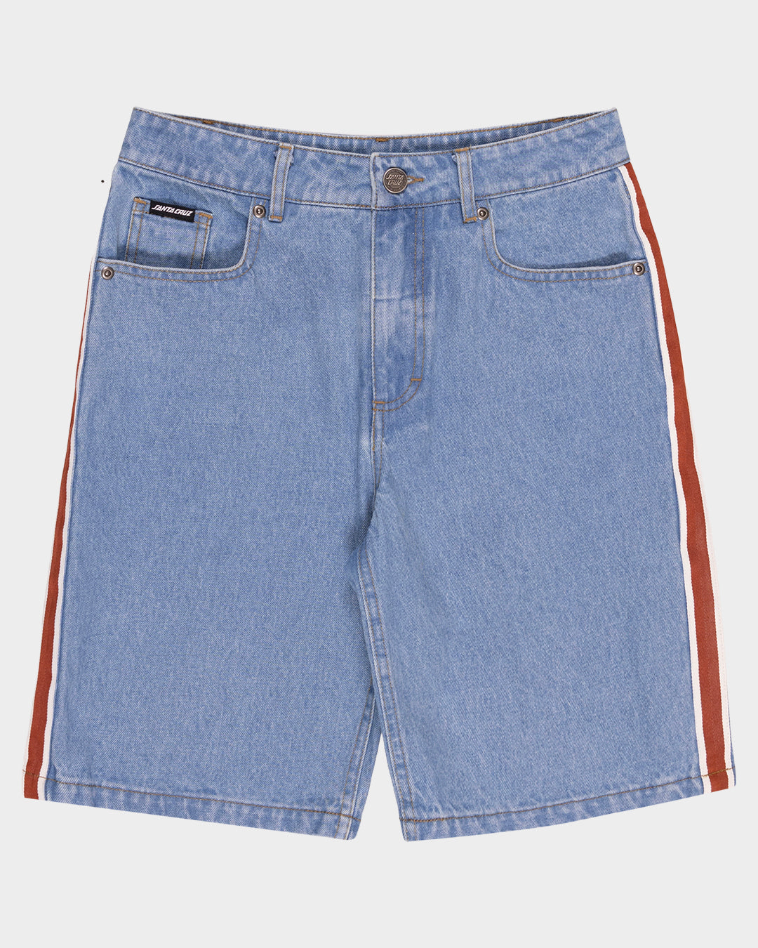 Fisheye Strip Boys Jeans Shorts