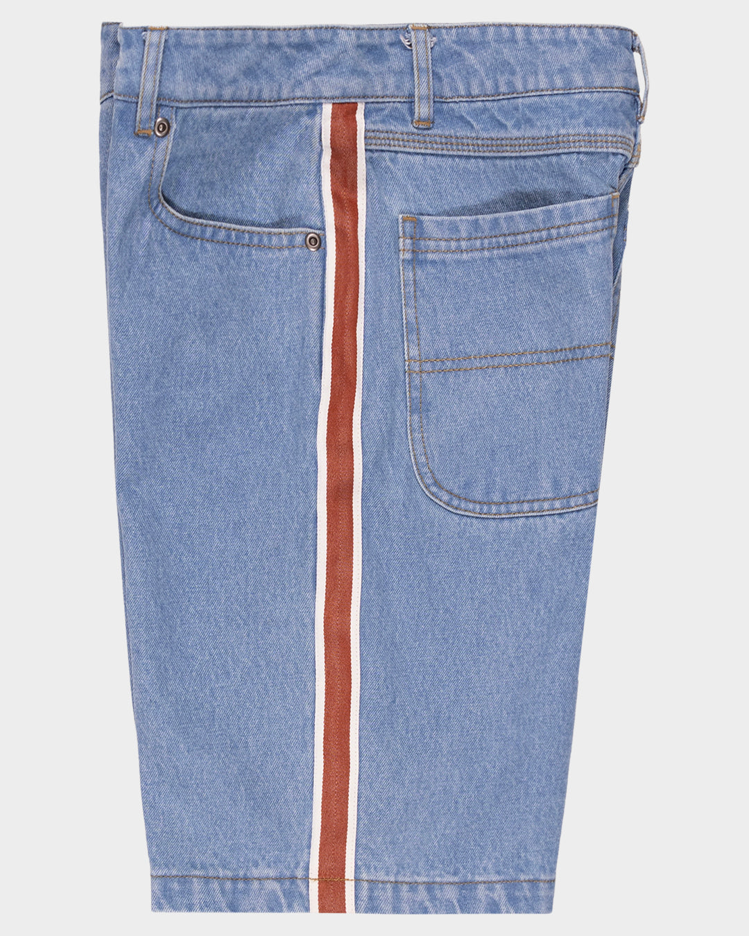 Fisheye Strip Boys Jeans Shorts
