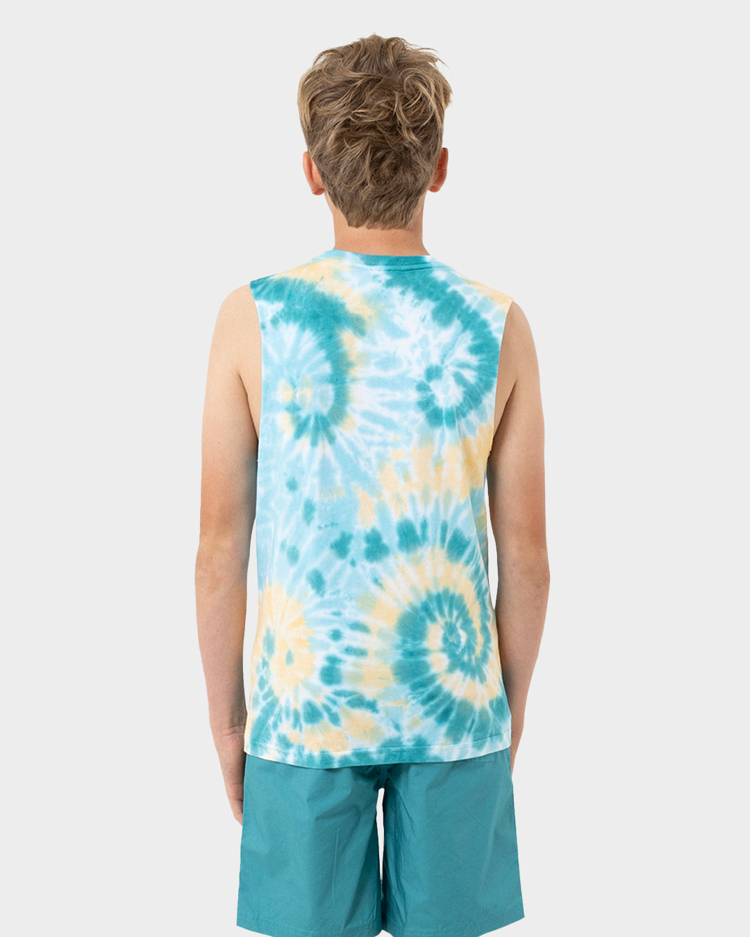 Malba Crash Dot Mono Boys Muscle T-Shirt