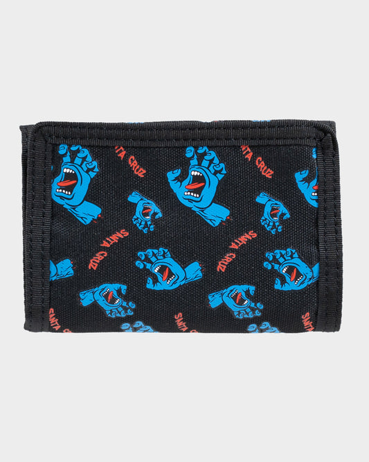 Screaming Hand Boys Velcro Wallet Black