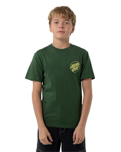 Opus Screaming Hand Boys T-shirt Dark Green
