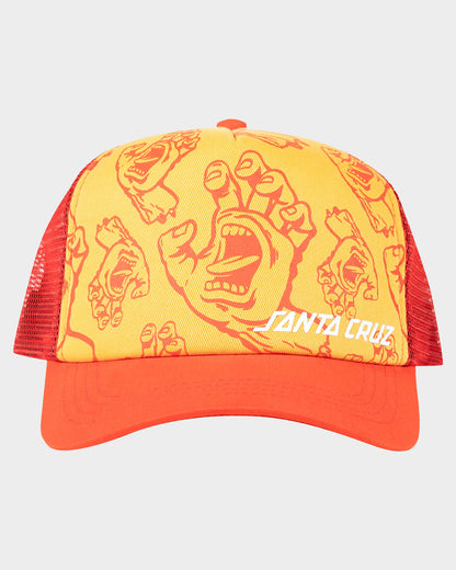 Crowded Hand Hollow Boys Trucker Cap Yellow