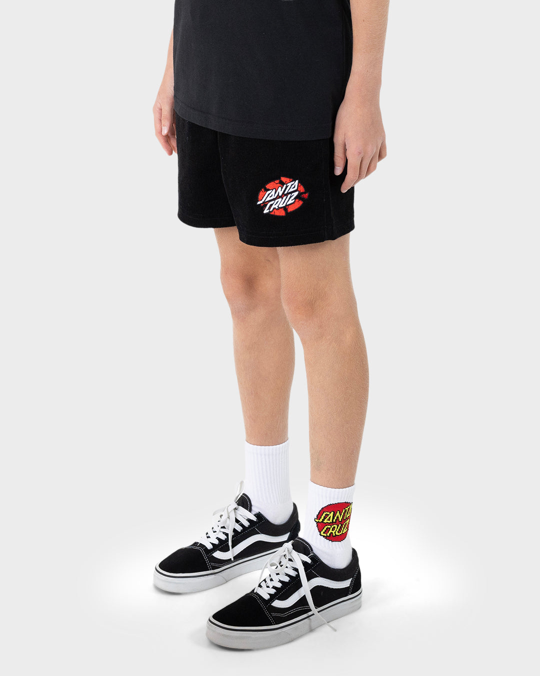 Broken Dot Boys Shorts Black