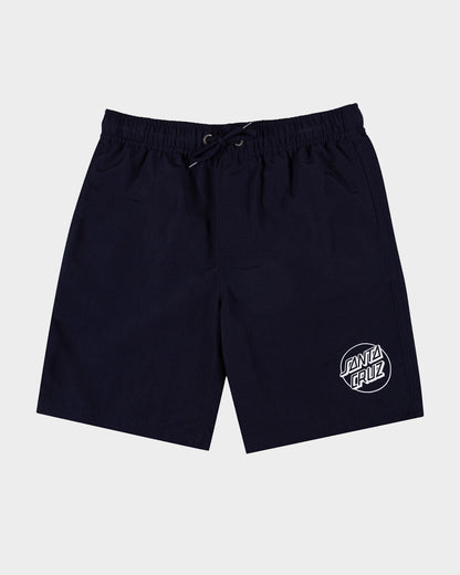 Opus Dot Cruzier Boys Beach Shorts Black