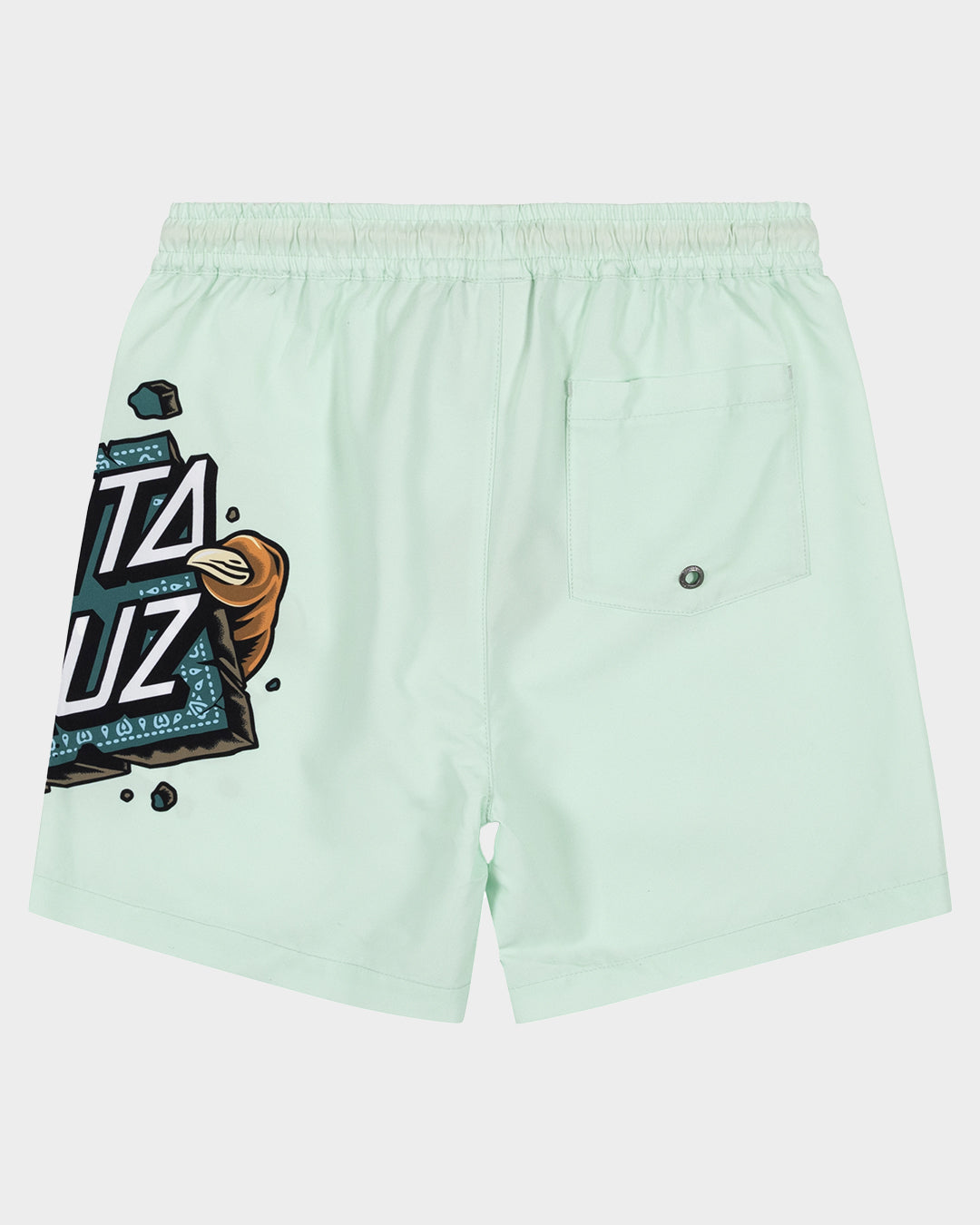 Johnson Beast Dot Boys Beach Shorts Aqua