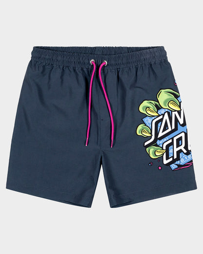 Johnson Beast Dot Boys Beach Shorts Navy