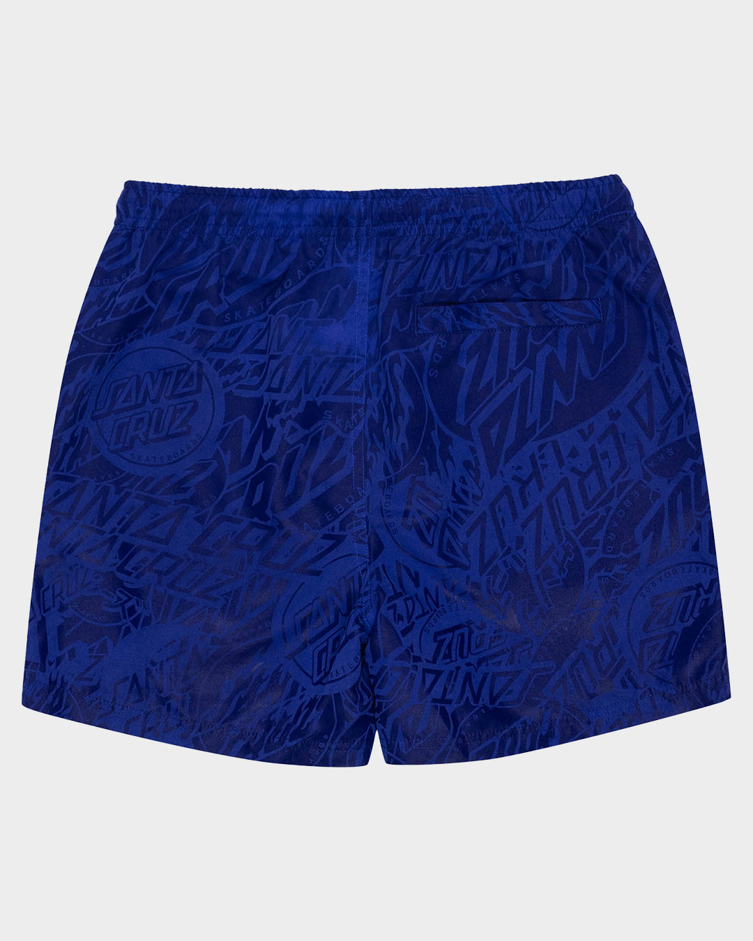 Bold Stack Boys Beach Shorts Dark Blue