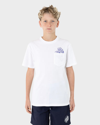 Screaming Foam Hand Boys T-shirt White