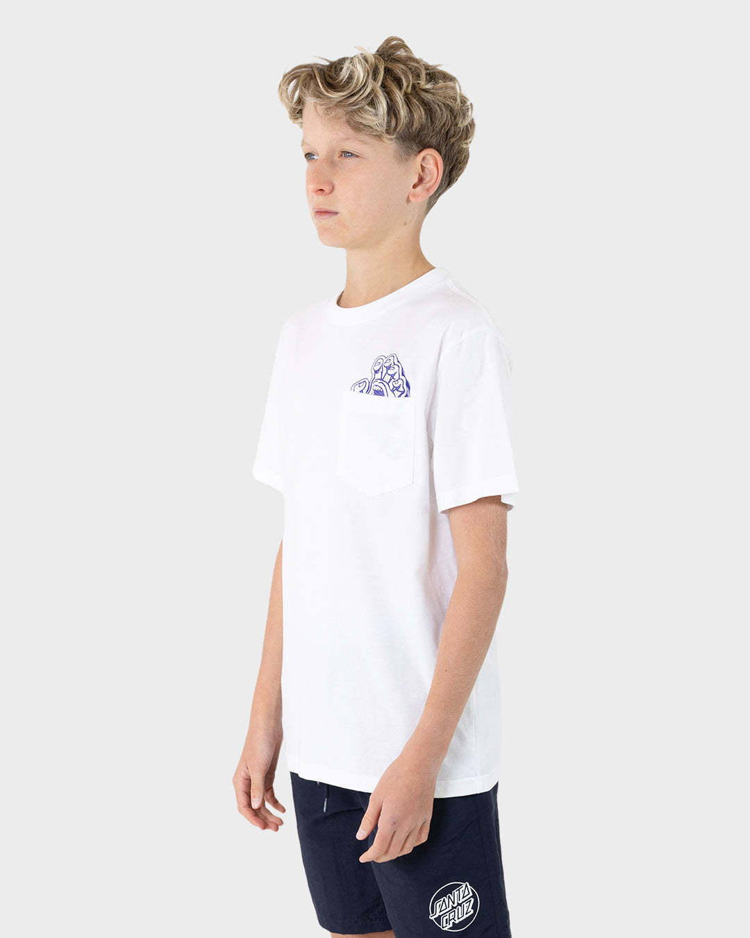 Screaming Foam Hand Boys T-shirt White