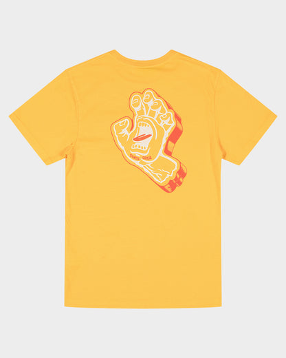 Screaming Foam Hand Boys T-shirt Yellow