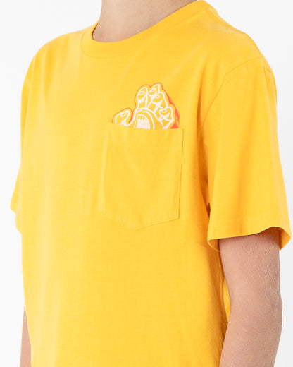 Screaming Foam Hand Boys T-shirt Yellow