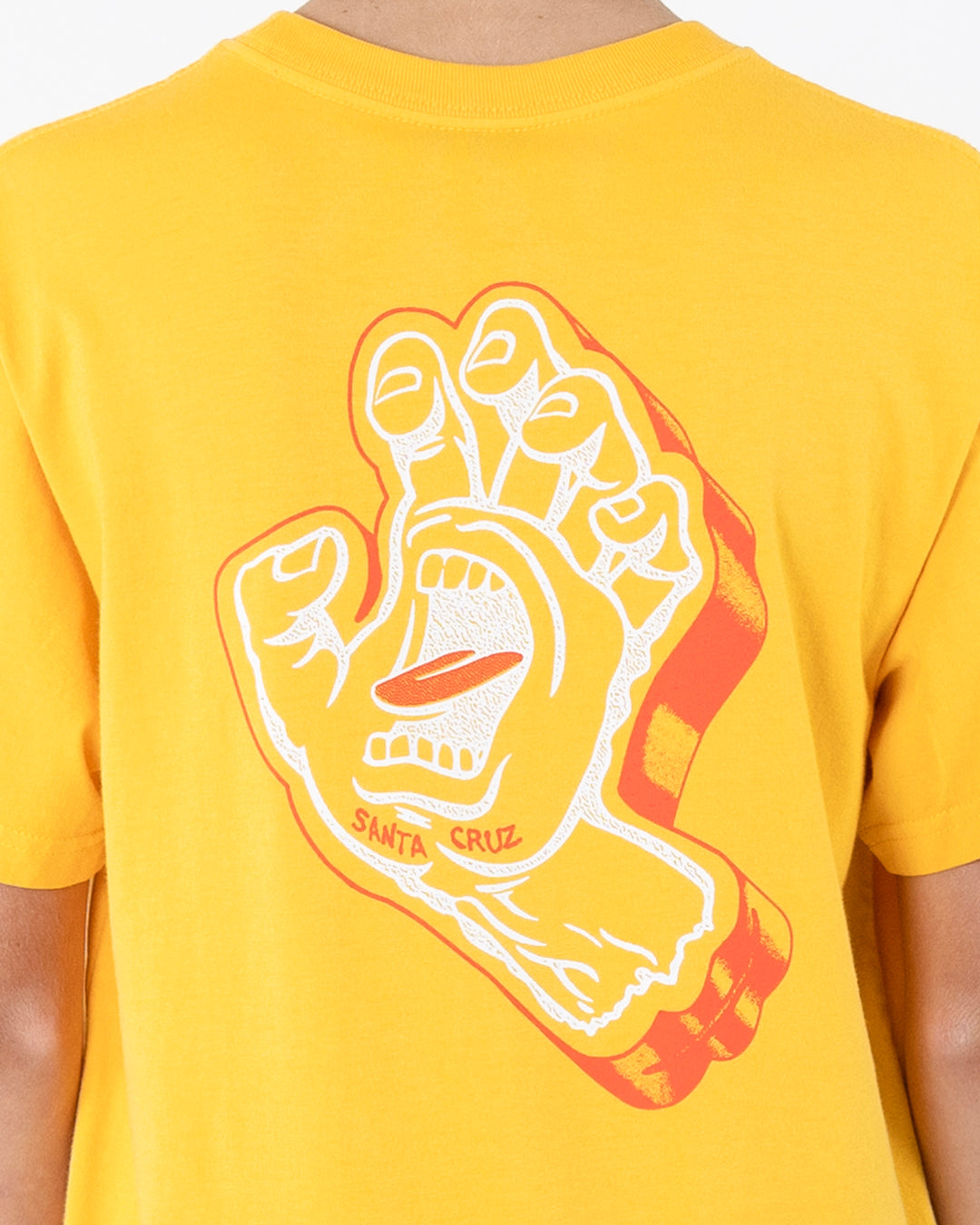 Screaming Foam Hand Boys T-shirt Yellow