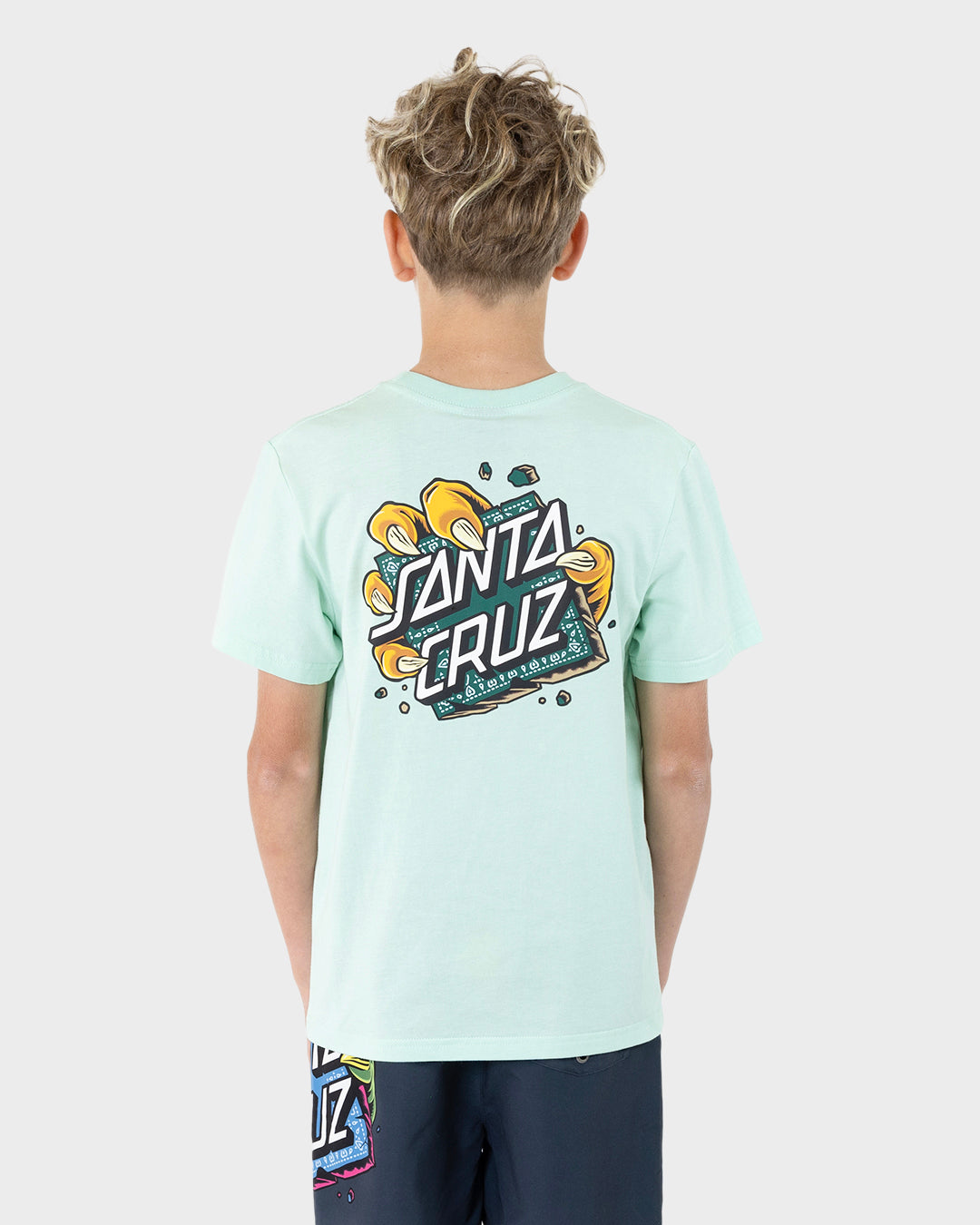 Johnson Beast Dot Stack Boys T-shirt Aqua