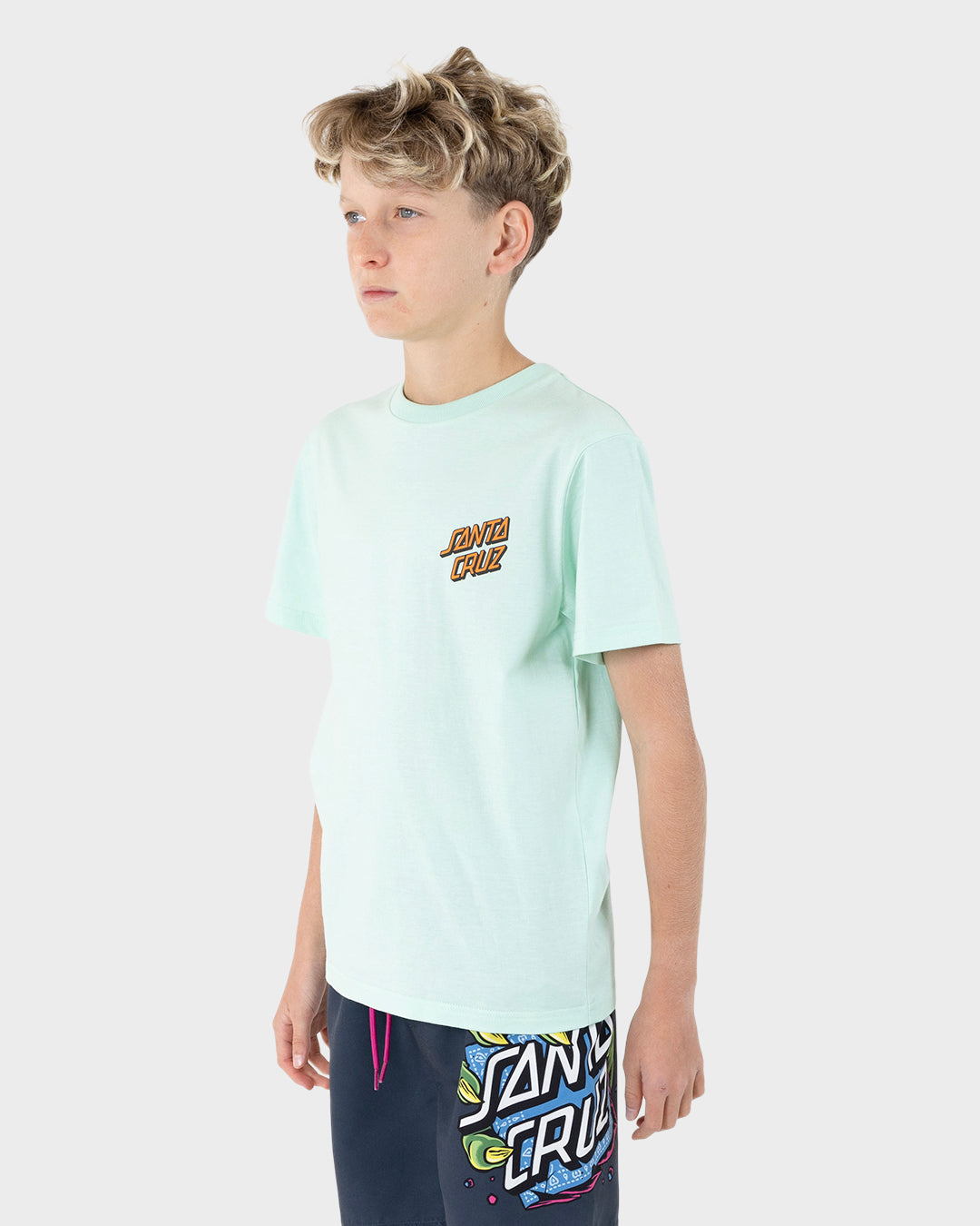 Johnson Beast Dot Stack Boys T-shirt Aqua